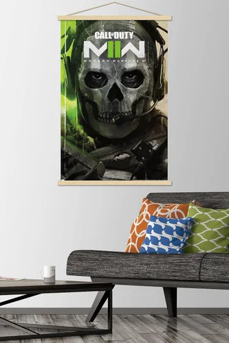 Miniatura 2 de Trends International Call of Duty: Modern Warfare 2 - Póster de pared de arte clave, 22.375 x 34 pulgadas, paquete de impresión premium y colgador