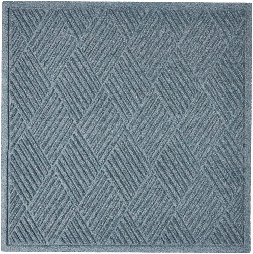 Miniatura 6 de Hudson Exchange (35 x 35 pulgadas, carbón) Waterhog Diamond Fashion Tapete cuadrado para piso Carbón vegetal