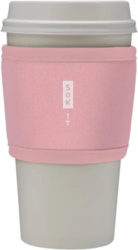 Miniatura 89 de Sok It HotSok Coffee & Tea - Funda de neopreno con aislamiento reutilizable (floral abstracto)