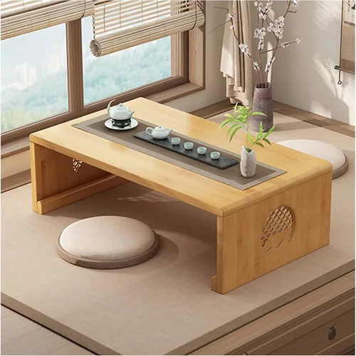 Mesa de centro para sala de estar, diseño plegable, mesa baja japonesa para sala de estar, comedor, té, decoración del hogar. ect (color : color de