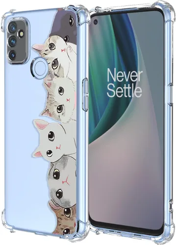Miniatura 59 de Funda para OnePlus Nord CE 2 Lite 5G Clear Flower Phone Case Soft TPU a prueba de golpes, antiarañazos, funda protectora para 1+Nord CE2 Lite 5G