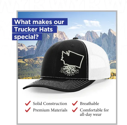 Miniatura 7 de WYR Wear Your Roots - Gorra de béisbol para camionero Trucker talla única