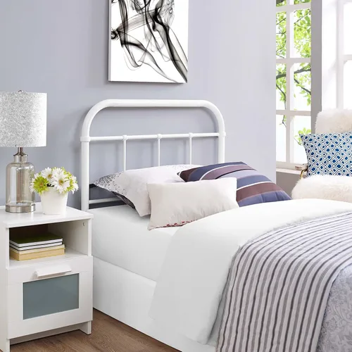 Miniatura 7 de Modway Serena - Cabecera de cama de acero estilo rústico