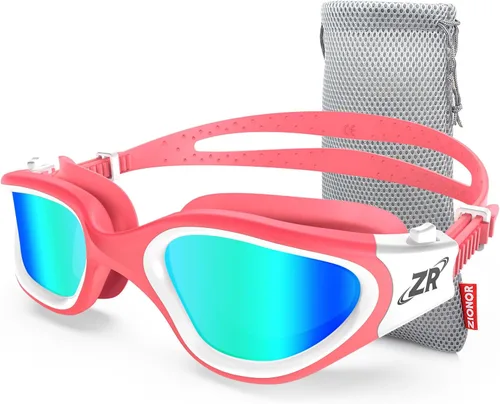 Miniatura 22 de ZIONOR G1 - Gafas de natación polarizadas unisex para mujeres adultas, antiniebla, 100% anti UV, gafas de buceo A0 (polarizado + espejo dorado)