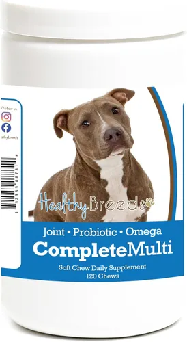 Miniatura 76 de Healthy Breeds Boxer todo en uno multivitamínico suave masticable 120