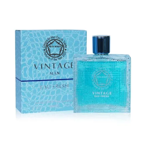 Miniatura 5 de Vintage Heroes - Juego de 4 botellas de colonia para hombres (Heroes+Rojo+Negro+Eau Fresh) Colección Clásica Botellas, Eau de Toilette Natural Spray