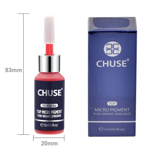 Miniatura 3 de CHUSE Pigmentos labiales PMU 0.4oz/0.4 fl oz (T302 rojo brillante)