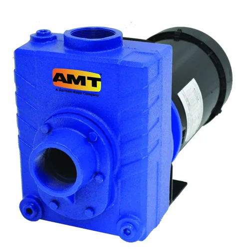 AMT Pump 276C-95 Bomba centrífuga autocebante, hierro fundido, 3 HP, 3 fases, 230/460V, curva B, puertos de succión y descarga hembra NPT de 2"