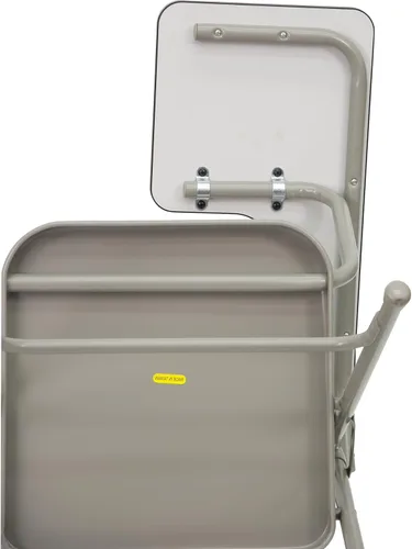 Miniatura 8 de Flash Furniture Silla plegable de acero Ralph Premium con brazo para tableta zurdo