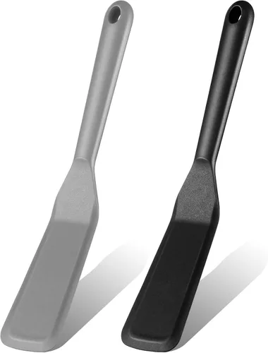 Miniatura 6 de Zopeal 2 Piezas Espátula para Crepes de Silicona Estrecha y Larga, Volteador Resistente al Calor para Cocinar, Espátula para Tortitas Antiadherente