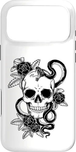 Miniatura 22 de Gothic Flower Skull Snake Roses Case for iPhone 16