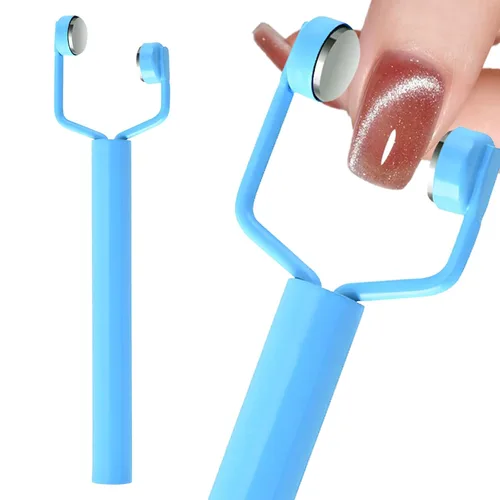 Miniatura 10 de Imán de uñas de ojo de gato 3 en 1 en forma de Y, doble cabeza, magnético, ojo de gato, esmalte de gel multifuncional, herramientas de diseño