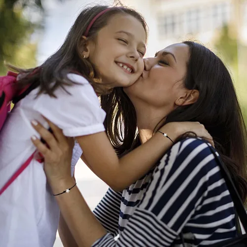 Miniatura 6 de FUNGOS First Day of School Bracelets Back to School Gift Mother and Daughter Bracelets Set Mommy and Me Back to School Bracelet Heart Bracelets