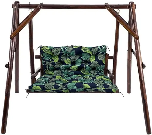 Miniatura 8 de Cojines de repuesto para columpio con respaldo, cojín de banco impermeable para exteriores, 2-3 plazas, para muebles de jardín y patio