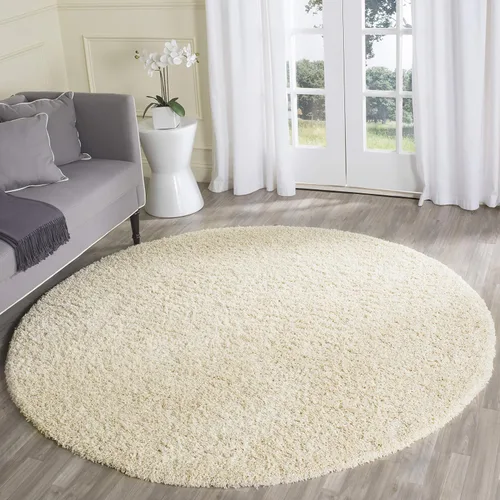 Miniatura 81 de SAFAVIEH Laguna Shag Collection - Alfombra decorativa, 2 pies 3 pulgadas x 4 pies, color beige, diseño sólido, no desprende pelusa y de fácil