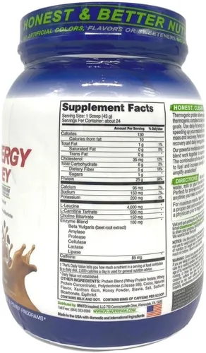 Miniatura 3 de Performance Inspired Nutrition - Proteína de suero rasgada, moca, 2.25 libras