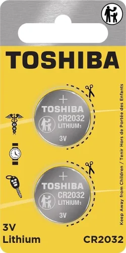 Miniatura 7 de Toshiba CR2032 3 Volt Pila de Litio Tipo Moneda (5 Baterías)
