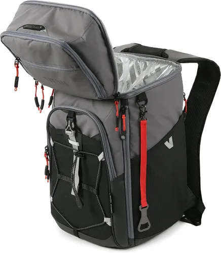 Miniatura 4 de La hielera Titan Deep Freeze Ice Wall mochila con bolsa para 30 latas y paquetes de hielo Piel de tiburón.