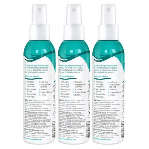 Miniatura 8 de Not Your Mother's All Eyes On Me - Perfector de cabello 10 en 1 (paquete de 3) – 6 onzas líquidas – Protector térmico para el cabello – Spray