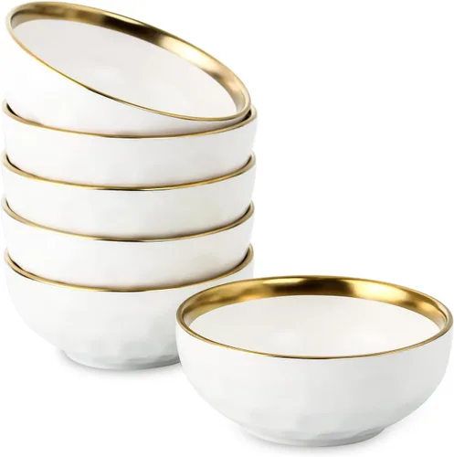 Miniatura 12 de vicrays Juego de Cuencos de Cerámica para Ensalada de Cocina, para Servir - Cuencos de Sopa de 32 Onzas, Cuencos para Pasta, Resistentes a