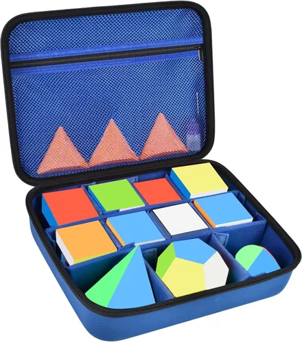 Miniatura 8 de Speed Cube - Estuche de almacenamiento compatible con Rubik Cube para cubos de rompecabezas mágicos GAN, soporte para bolsa de transporte con malla