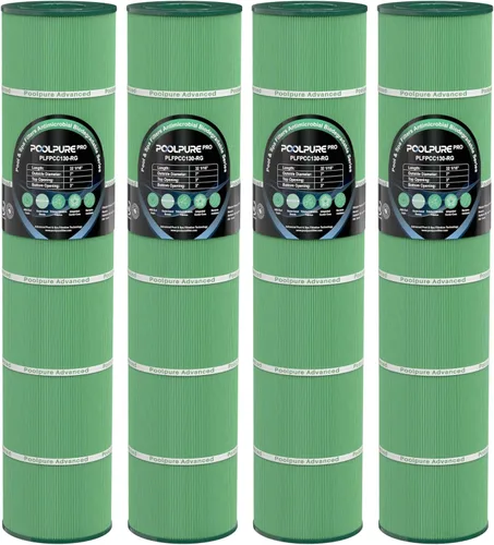 POOLPURE Filtros de spa biodegradables PCC130, compatibles con Pentair CCP520, R173578, Pleatco PCC130, Ultral-A7, Unicel C-7472, FC-1978, Clean and