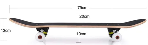 Miniatura 3 de Wilver Patinetas completas para principiantes profesionales de 31 pulgadas para adolescentes, principiantes, niñas, niños y adultos, patineta