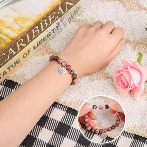 Miniatura 4 de Regalos de agradecimiento por jubilación para mamá, regalos de graduación para sobrina, hermana y amiga, pulsera curativa, regalos de condolencia