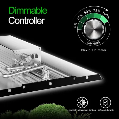 Miniatura 2 de MA1200 Luz de Crecimiento de Espectro Completo, Panel de Luz de Planta Regulable de 120 Vatios, Luz LED de Crecimiento para Inicio de Semillas