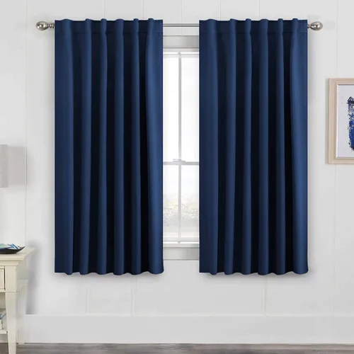 Miniatura 73 de H.VERSAILTEX Cortinas opacas con aislamiento térmico, paneles de tratamiento de ventana, cortinas opacas para oscurecer la habitación, cortinas Gris