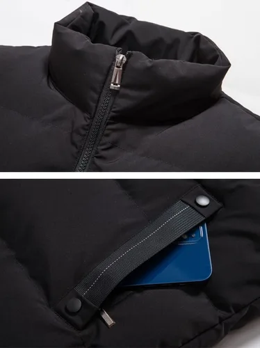 Miniatura 7 de Chalecos de abrigo para hombre, para invierno, cálido, para exteriores, acolchado, ligero, chaleco