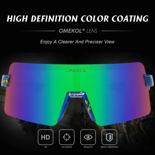 Miniatura 3 de Dos tamaños para adultos y jóvenes, lentes de sol polarizados para hombres y mujeres, para deportes al aire libre, gafas de béisbol UV400, gafas