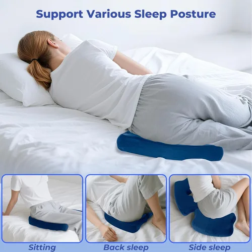 Miniatura 7 de SAHEYER Cojines para dolor de cama para glúteos, almohada de espuma viscoelástica para alivio de presión de hemorroides con orificio central y corte