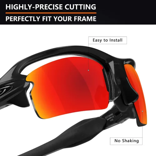 Miniatura 3 de Alphax Lentes de repuesto polarizados para Oakley Flak 20 OO9295 - Múltiples opciones