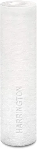 Harrington HVV1-10N Cartucho de repuesto de filtro de agua de sedimentos prémium de 1 micrón, 10 x 2.5 pulgadas, fabricado en Estados Unidos, para