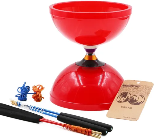 Miniatura 8 de MAGICYOYO Diabolos MD01 Pro Triple Bearings Diábolo Yoyos para niños, adolescentes y adultos, juguete de malabarismo giratorio de principiantes a