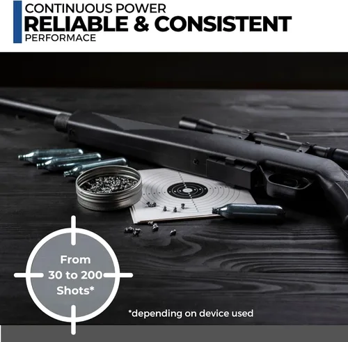 Miniatura 4 de ICO 12 Gram Co2 Cartridges Non-Threaded, CO2 cartridges BB Gun, CO2 BB Pistol, Airsoft Pistol, and Paintball Markers