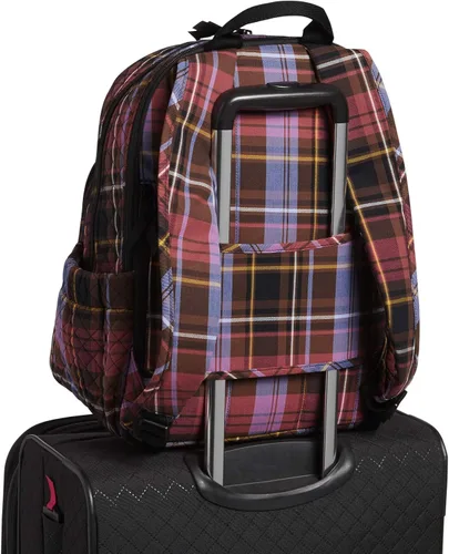 Miniatura 5 de Vera Bradley Mochila Campus de algodón para mujer, tartán acogedor, talla única