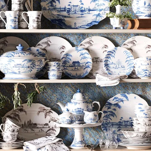 Miniatura 2 de Juliska Sopera Country Estate con tapa - Azul Delft