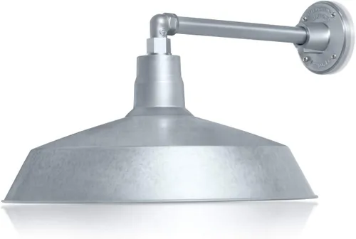 Miniatura 9 de 17 pulgadas. RLM Warehouse - Pantalla con brazo de cuello de cisne y bombilla Led A19 5000K de 9W