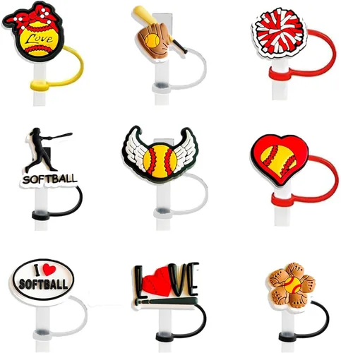Miniatura 10 de Singer - 13 fundas de silicona con diseño de estrella para vasos – Pajitas reutilizables con bonitas puntas Peso cubierta de paja/13pcs