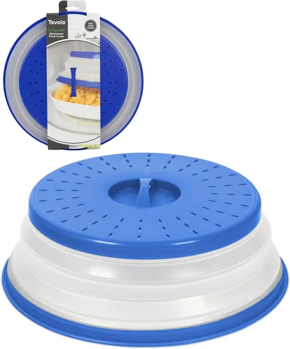 Miniatura 9 de Tovolo Cubierta de salpicaduras para microondas para alimentos, paquete de 3 (rojo manzana caramelo) – Tapa protectora de salpicaduras de silicona