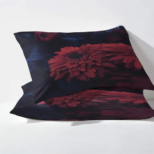 Miniatura 3 de Juego de sábanas de 3 piezas con estampado de flor de cerezo, tamaño individual, sábanas y fundas de almohada estampadas de Sakura, sábana bajera