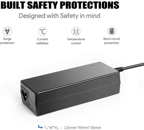 Miniatura 6 de KFD Adaptador de CC de 48 V CA para Reolink RLN8-410 Swann NVR DVR grabadora de video NVR8-7085 NVR8-7300 NVR8-7450 NVR-87400 NVR8-8580 Lorex LNR110