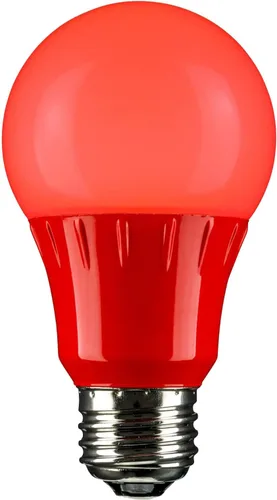 Miniatura 15 de Sunlite 80146 - Foco de luz LED de color A19, 3 W (equivalente a 25 W), base mediana E26, no regulable, certificación UL, decoración de fiestas