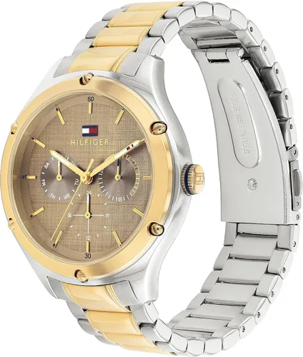 Miniatura 2 de Tommy Hilfiger Reloj multifunción de cuarzo para mujer con esfera gris pardo (Modelo 1782658), Dos tonos, Classic