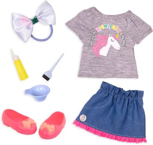 Miniatura 11 de Glitter Girls – Ropa para Muñeca de 14 Pulgadas – Conjunto de Flores Brillantes en Flor – Juguetes, Ropa y Accesorios para Niñas de 3 Años