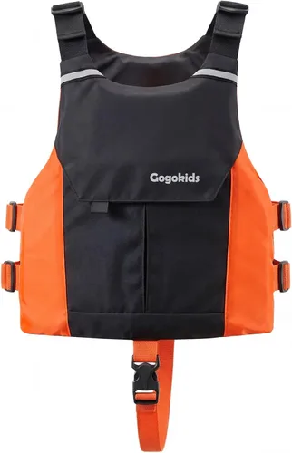 Miniatura 2 de Gogokids Chaleco de natación para niños y jóvenes de 50 a 125 libras, chaleco de natación ligero de perfil bajo con bolsillo frontal, hebillas
