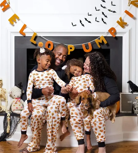 Miniatura 3 de Burt's Bees Baby Pijamas navideños de algodón orgánico a juego para toda la familia