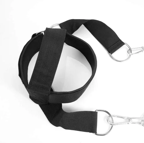 Miniatura 4 de Arnés de cuello para entrenamiento de pesas, ejercitador de cuello para equipo de entrenamiento de cuello, entrenamiento de resistencia